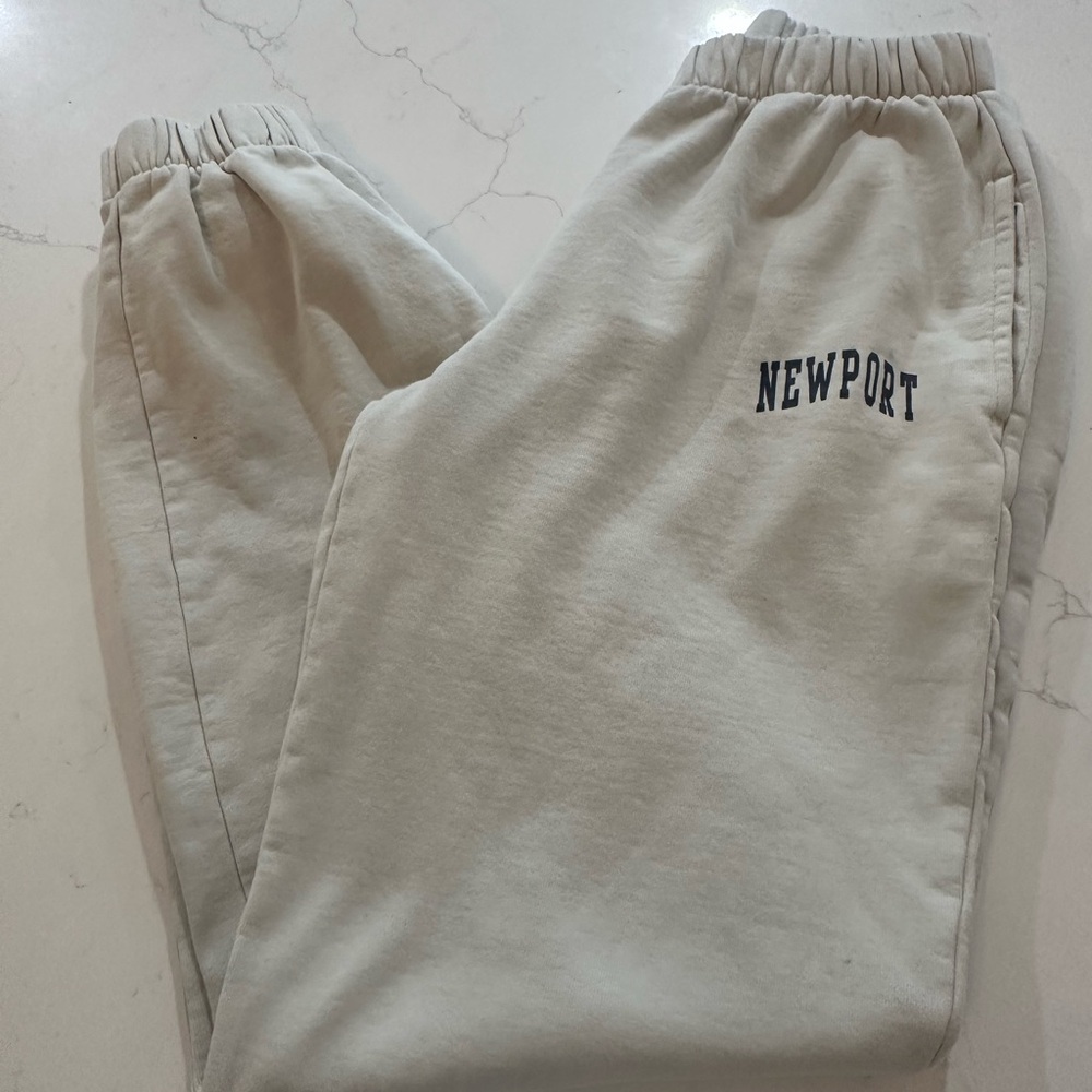 Brandy Melville Newport Beige Sweatpants